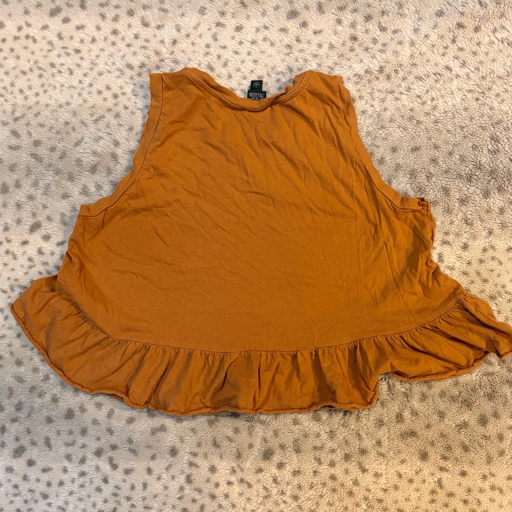 Wild Fable Sleeveless Peplum Crop Top - Picture 3 of 7